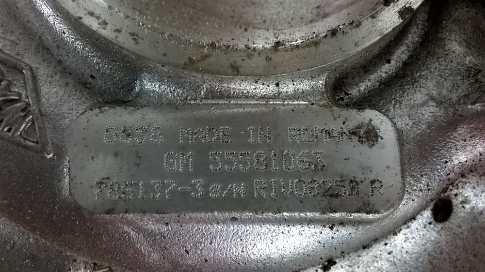 Turbo - 55581063 / 786137-0003 - OPEL INSIGNIA A Sports Tourer (G09)