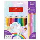 Kredki ołówkowe Grip 2001 Unicorn 24 kolory Faber Castell blister,