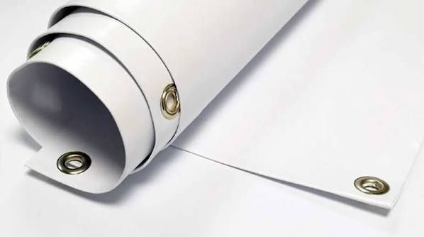 Баннер новый литой ( цена за 1 м²) цвет белый