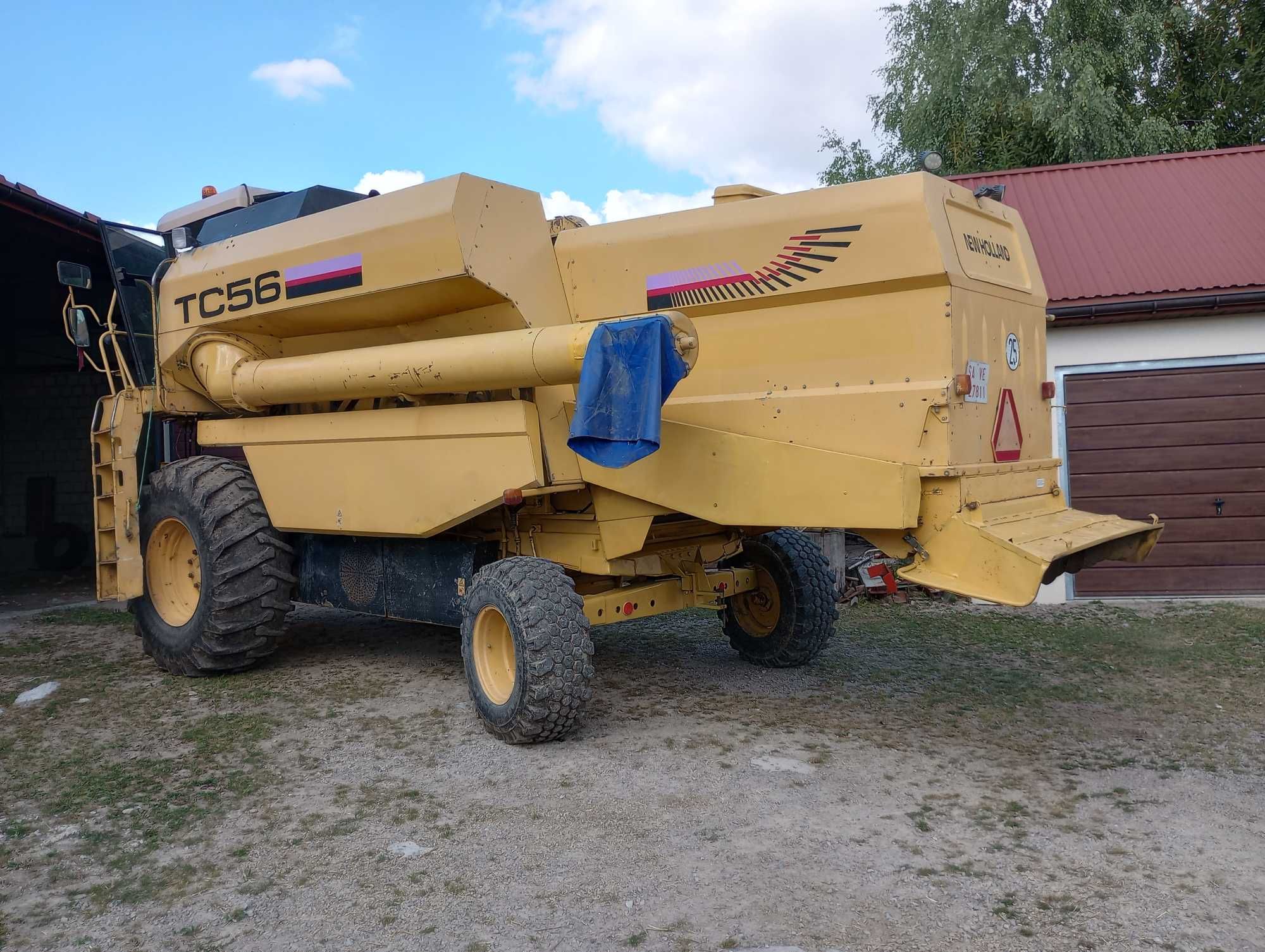 New Holland TC 56 ładny stan stół do rzepaku