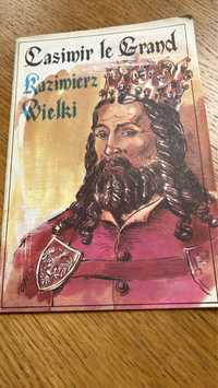 Komiks po polsku i angielsku Kazimierz Wielki wydanie z prl 1986 r