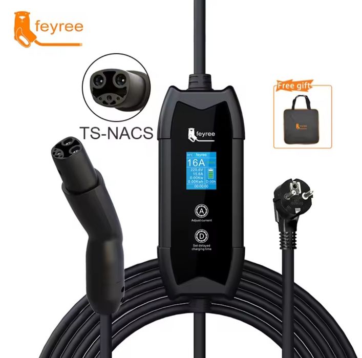 Feyree Зарядне Зарядка для електромобіля Type 1  Type 2 16А  32А