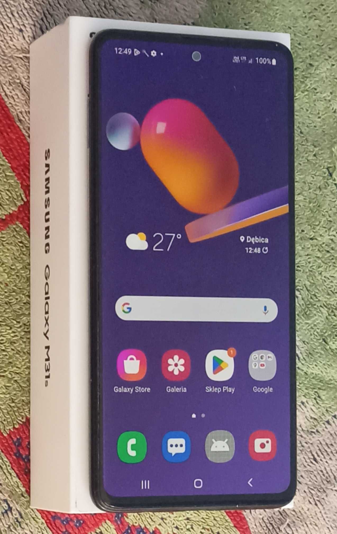 Samsung Galaxy M31S 128GB/6GB RAM dokument zakupu