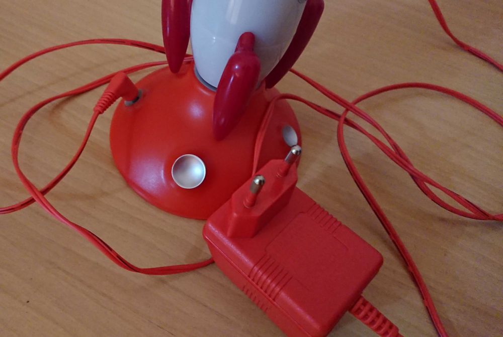 Luz de presença / luz noturna foguetão azul e vermelho para crianças