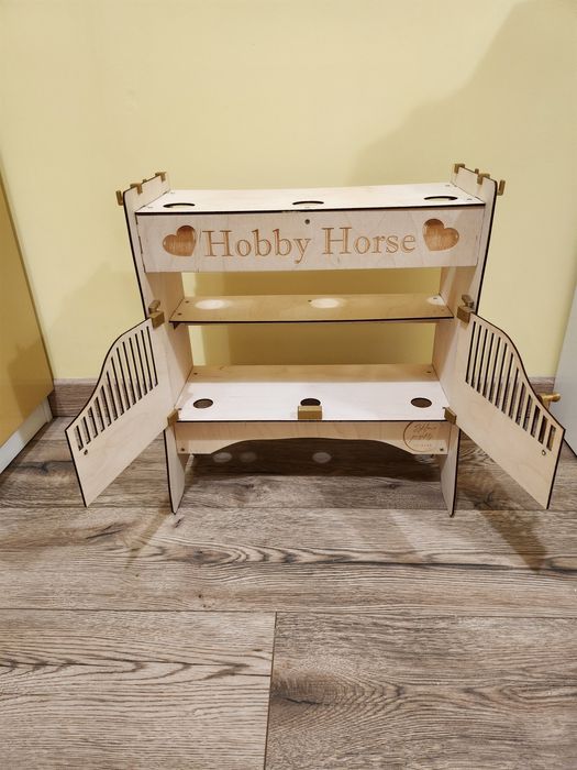2 konie Hobby horse i stajnia