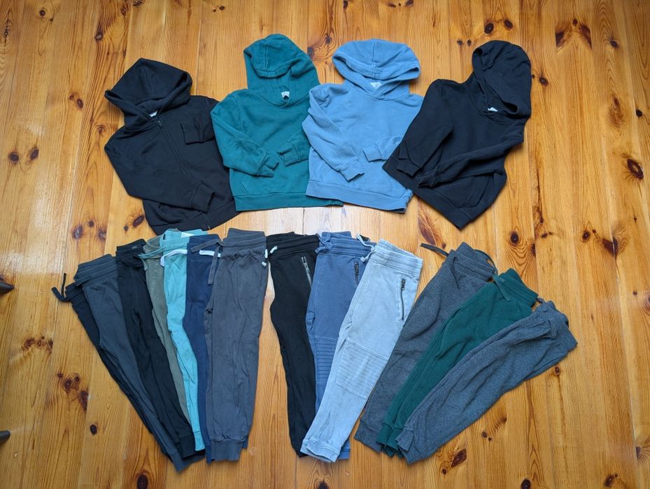 Paczka ubrań h&m r. 110/116, hm, bluza, spodnie, koszulka