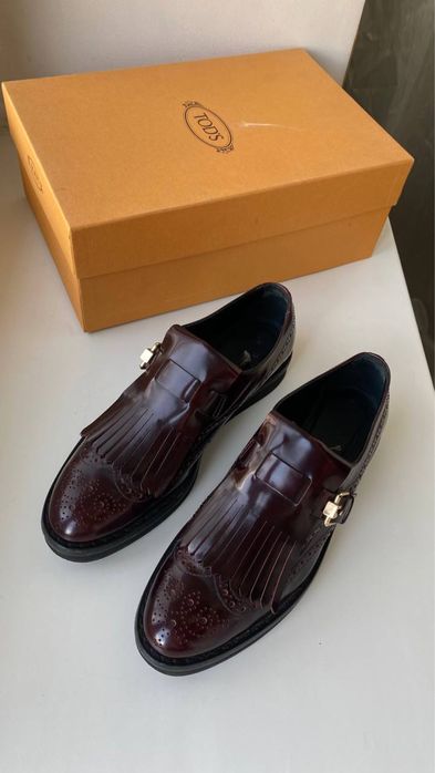 Бордові лофери  TODS