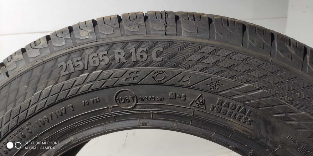 Opona 215/65R16 CONTINENTAL VanContact 4Season całoroczna NOWA z zapas