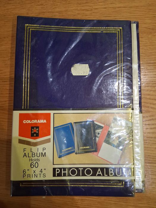 album na zdjęcia 60 szt kolor niebieski
