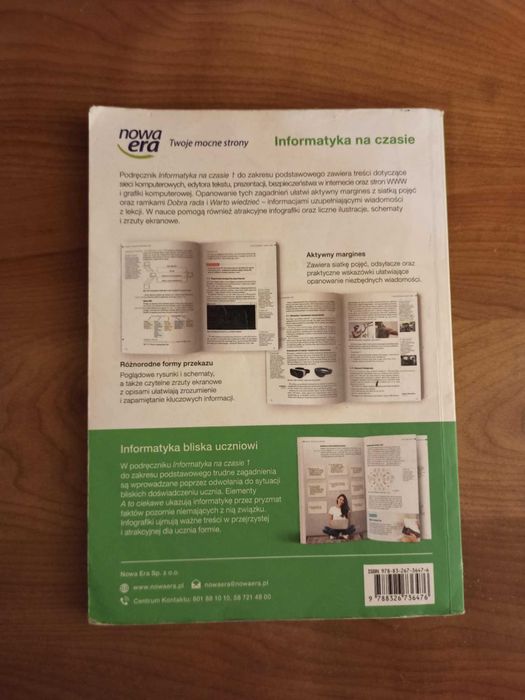 Podręcznik Informatyka na czasie 1, Nowa Era