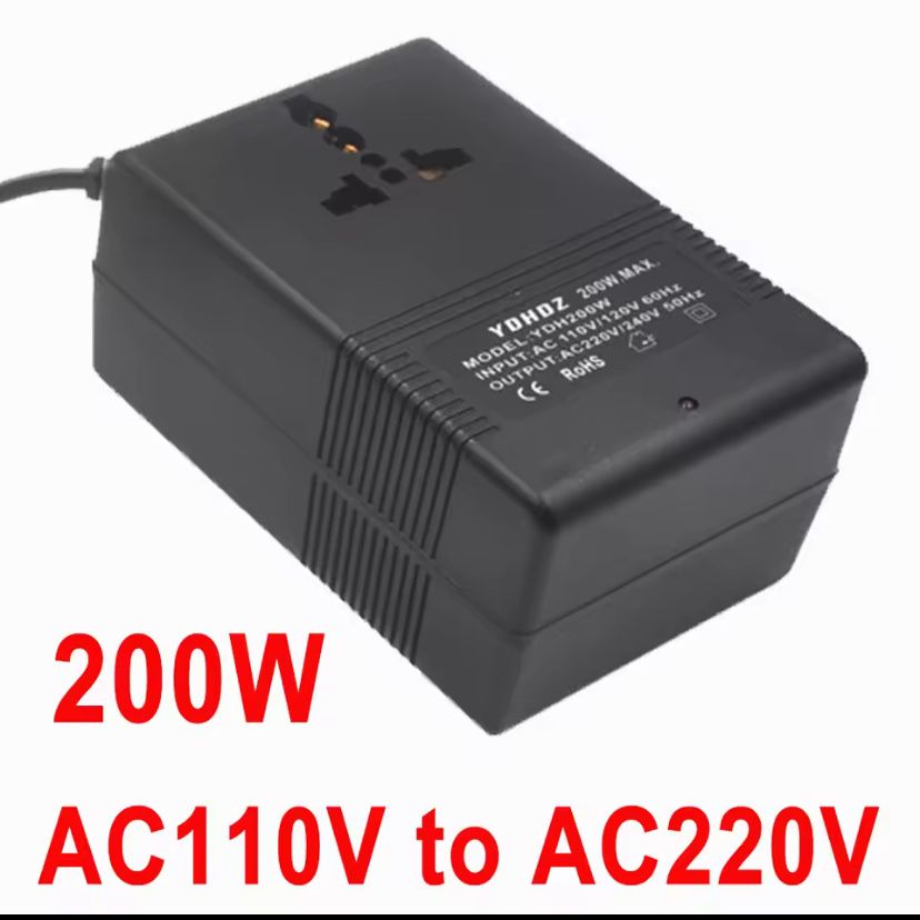 200W konwerter napięcia 220V do 110V