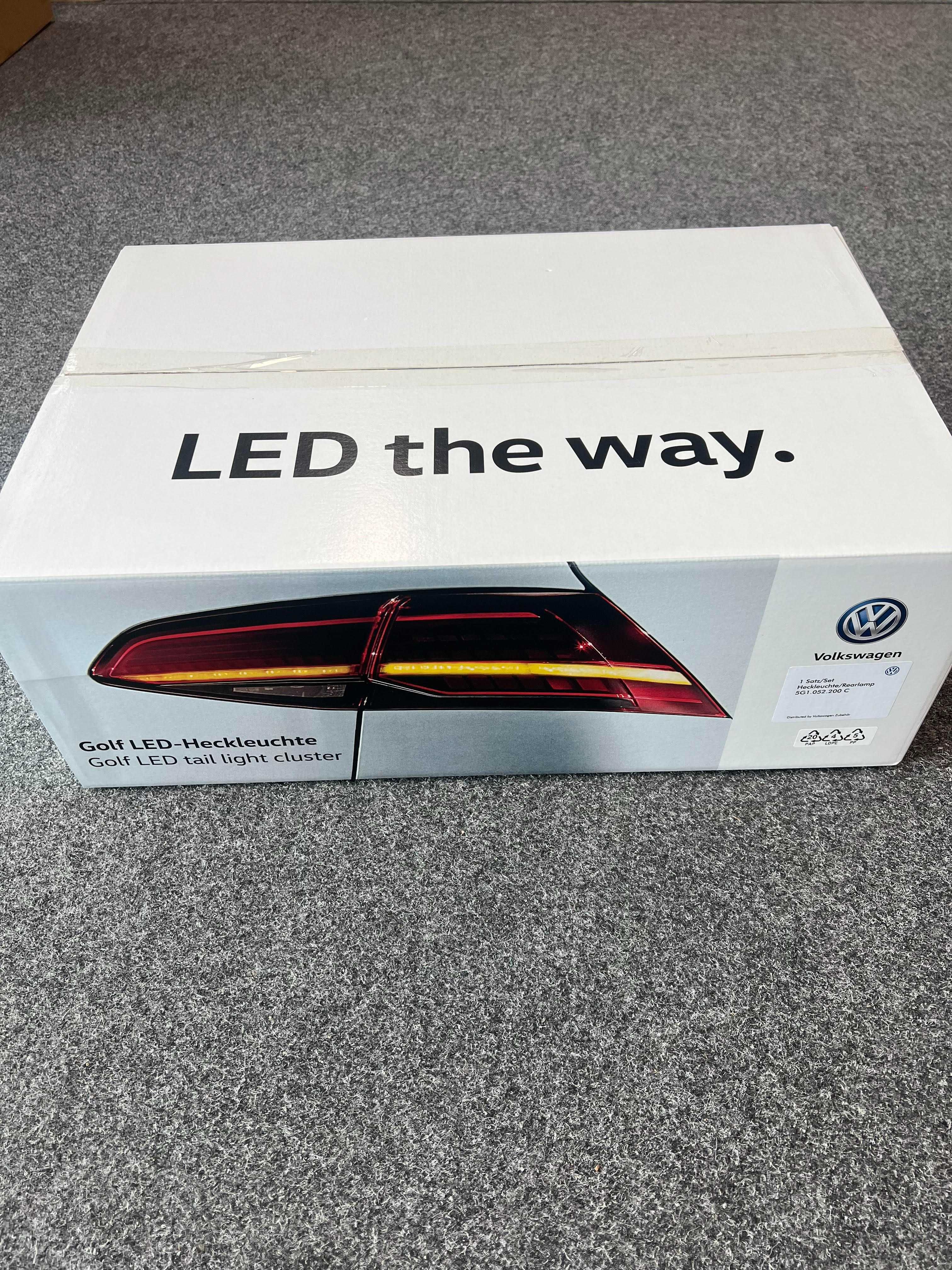 Lampy tył LED Golf 7  OEM VW (dynamiczny kierunek)