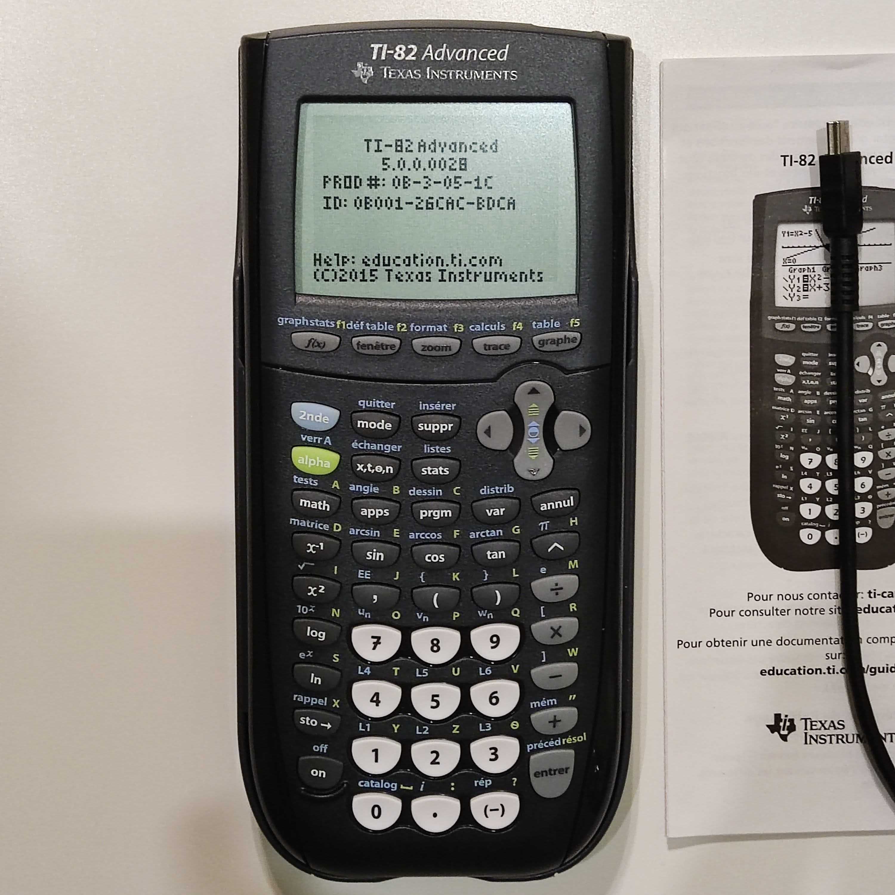 Kalkulator graficzny Ti-82 Advanced Texas Instruments