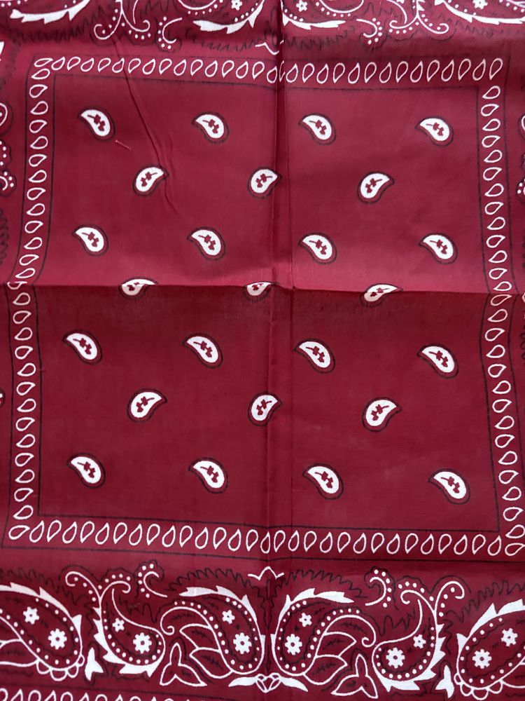 Bandana klasyczna bordowa