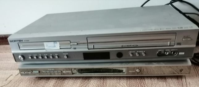 Dois aparelhos / leitor de CD, DVD, VHS/avariados