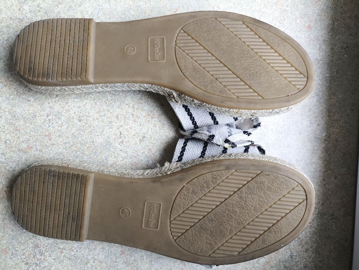 Klapki espadryle DeeZee