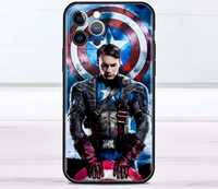 Captain America Etui dla iPhone 14, 13, 12, 11, Mini, Pro, Max, XR, XS