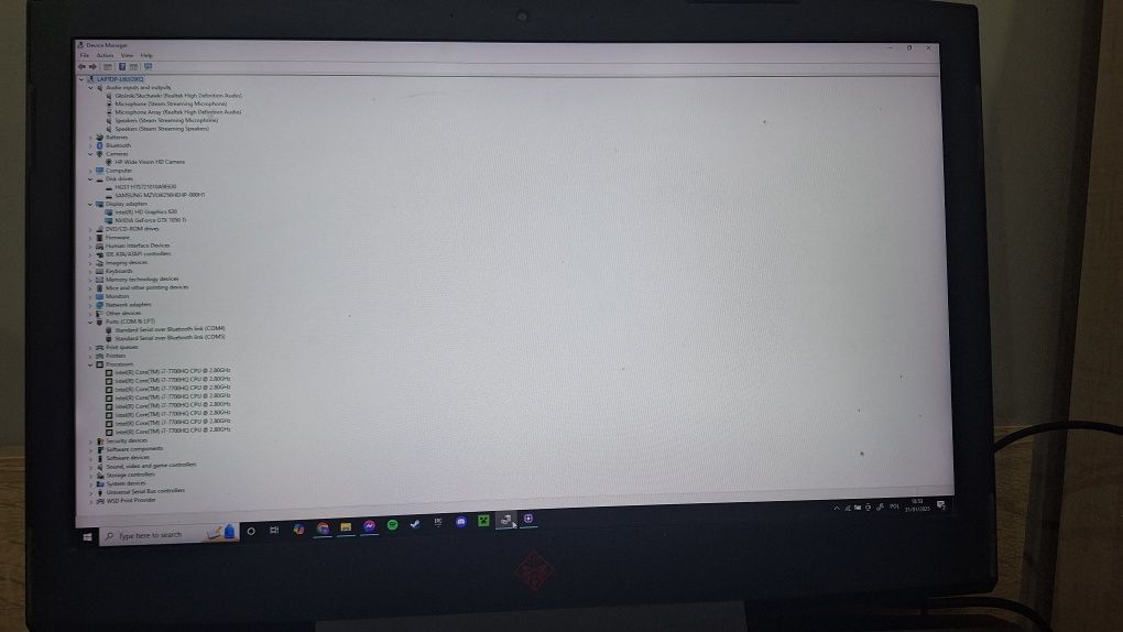 Laptop HP Omen 17'|GTX 1050Ti|i7 7700HQ|Podkładka chłodzącą gratis