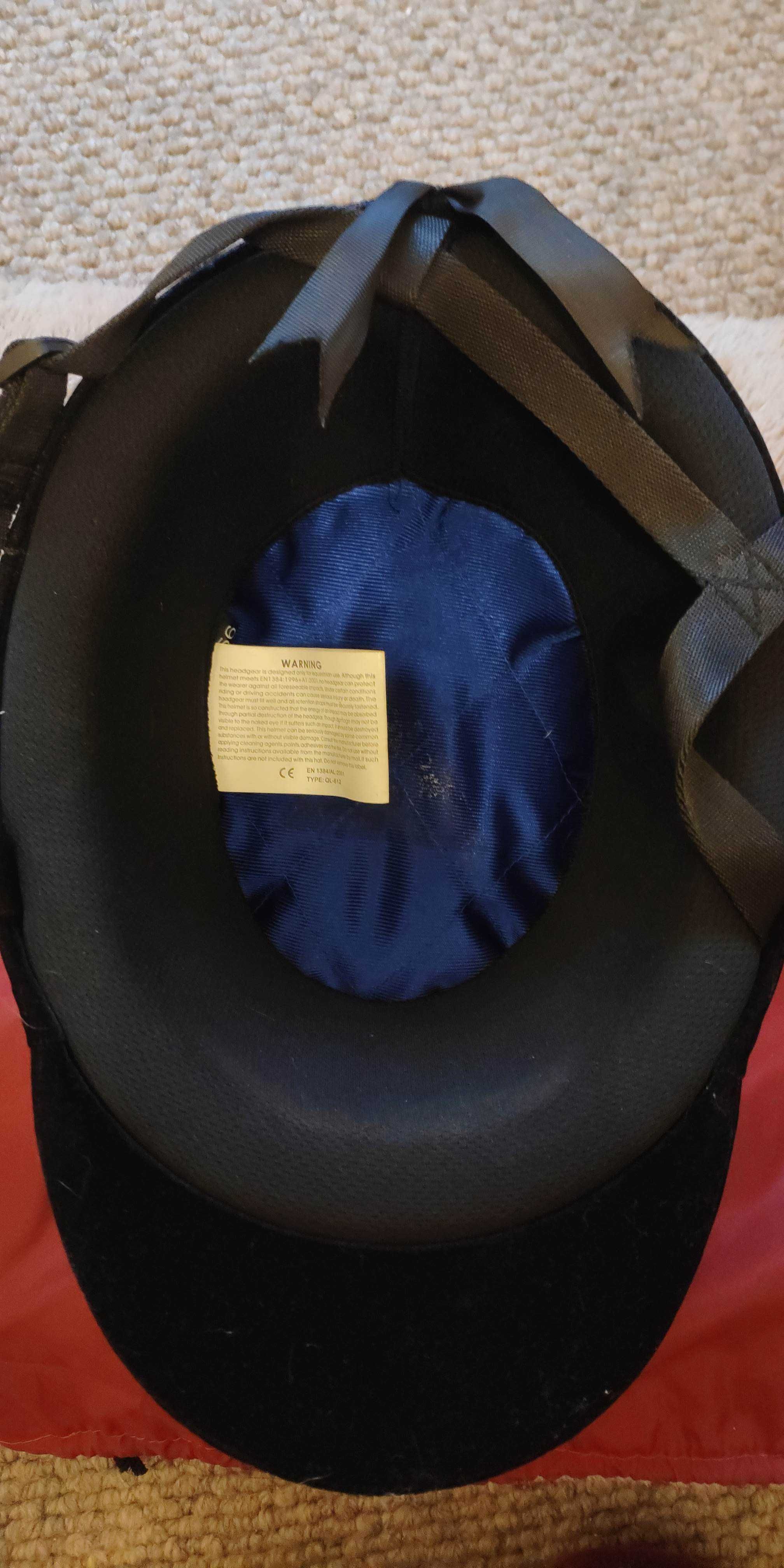 Kask jeździecki Eurohorseline EN-1384 w rozmiarze 56