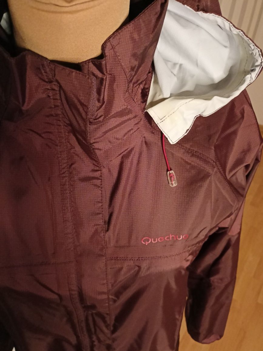 Kurtka sportowa turystyczna damska  L hydro Quechua