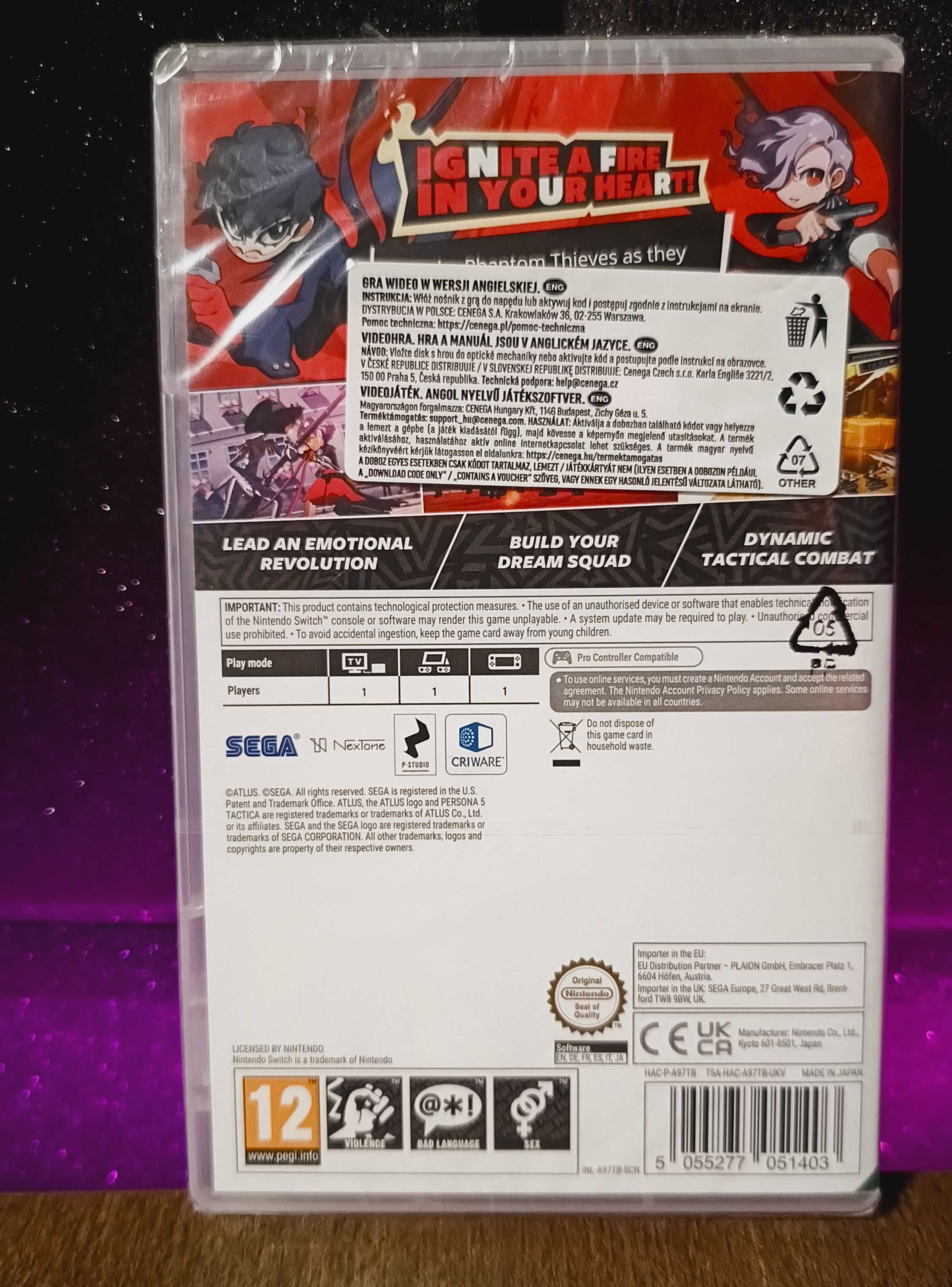 Persona 5 Tactica Nintendo Switch - taktyczna gra jRPG