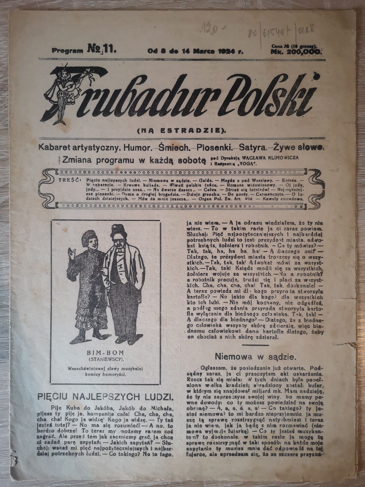 Trubadur Polski - tygodnik artystyczny
