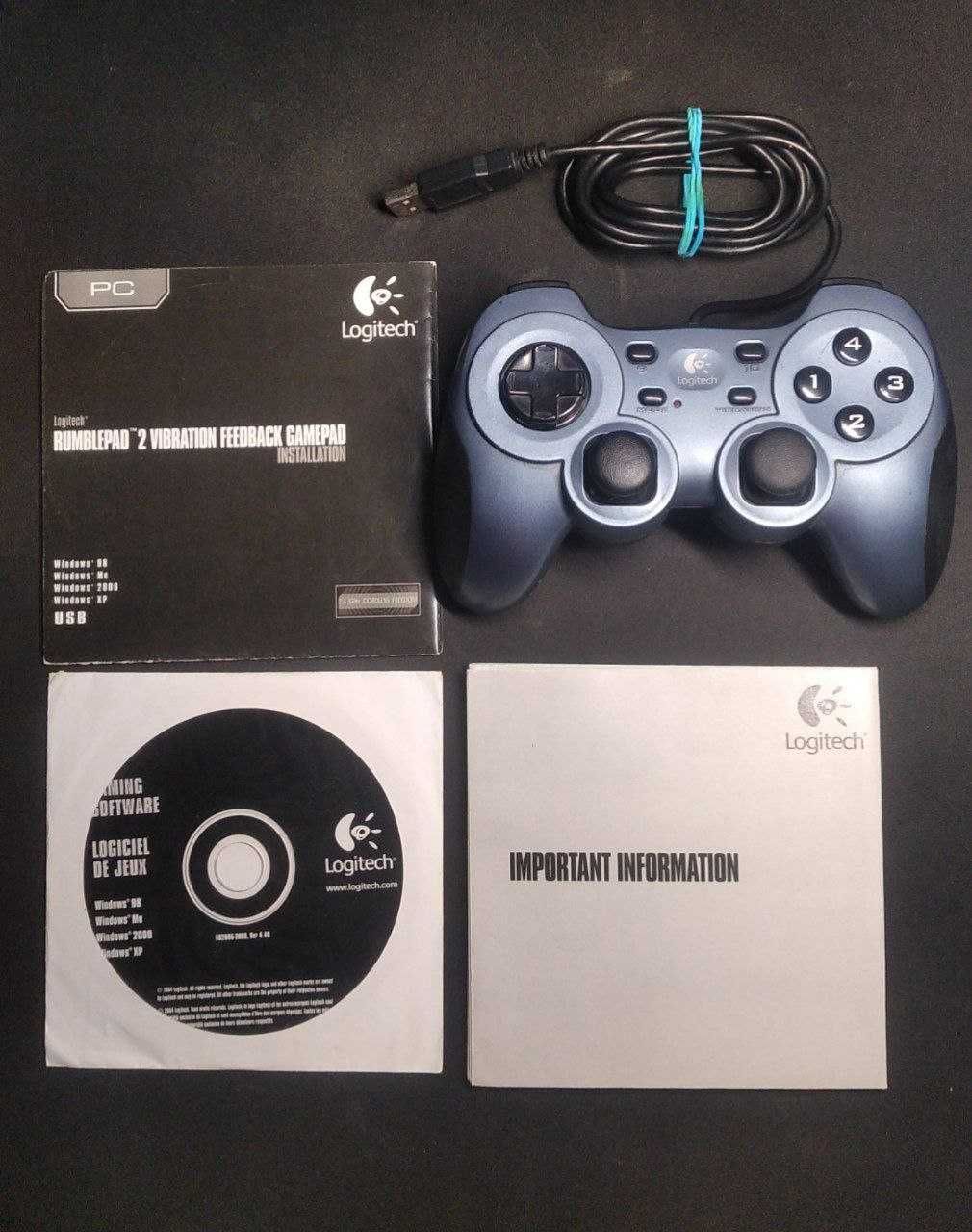 Джойстик PC Logitech RumblePad 2 USB. Стан нового!