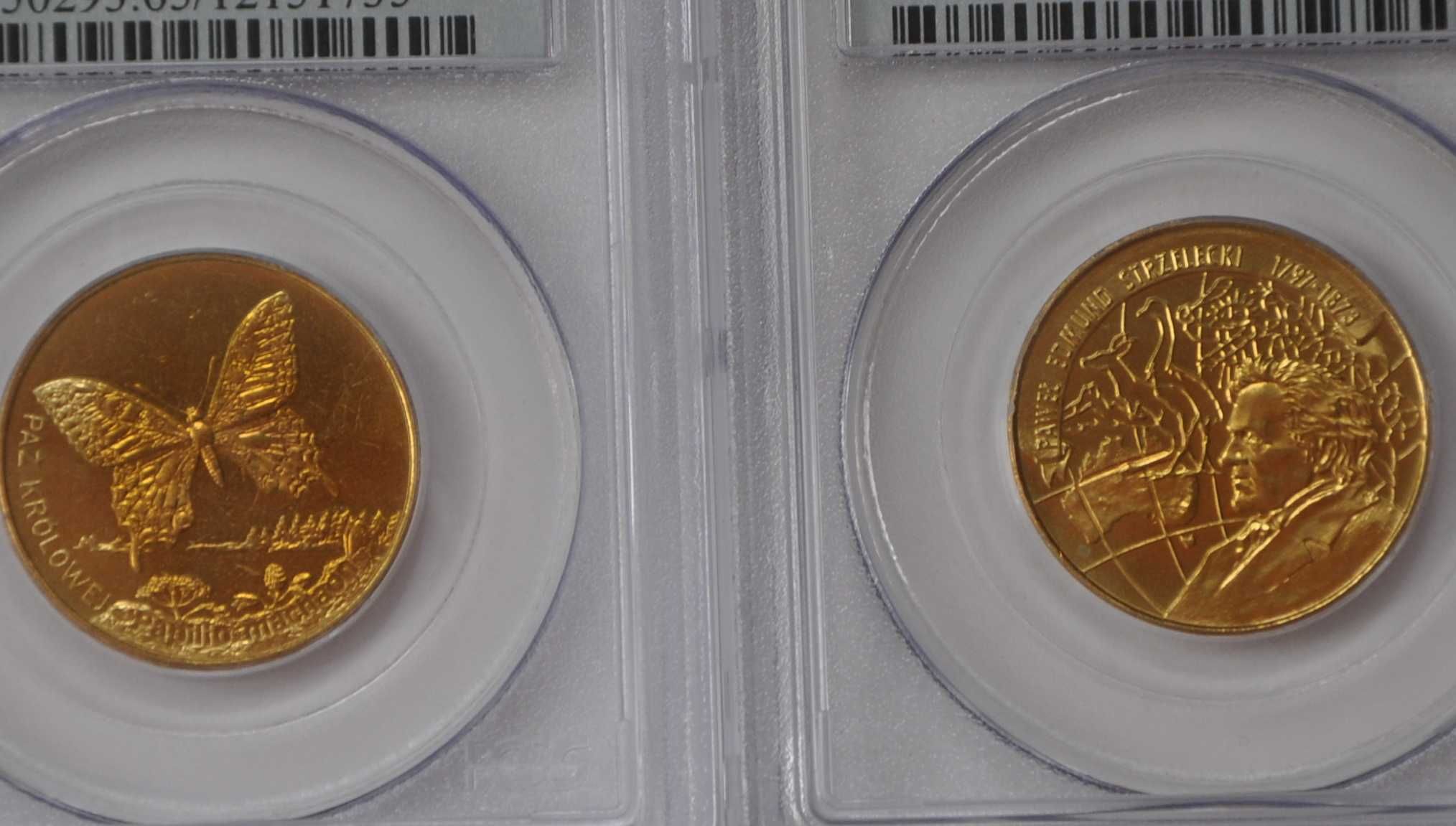 Zestaw 2 zł 1997 Strzelecki+2001 Paź królowej PCGS MS 65.