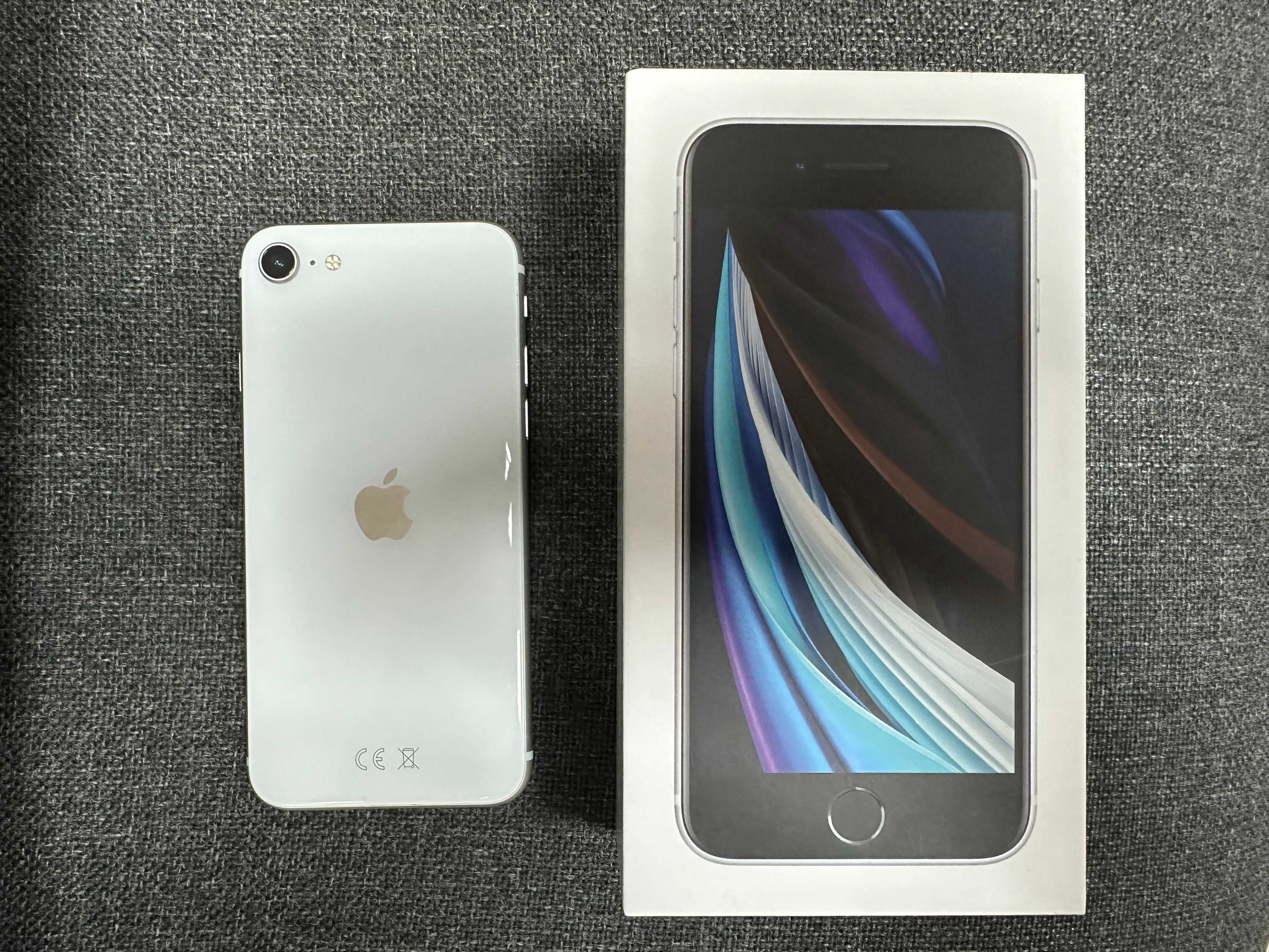iPhone SE, White, 64GB, 2020 stan bardzo dobry