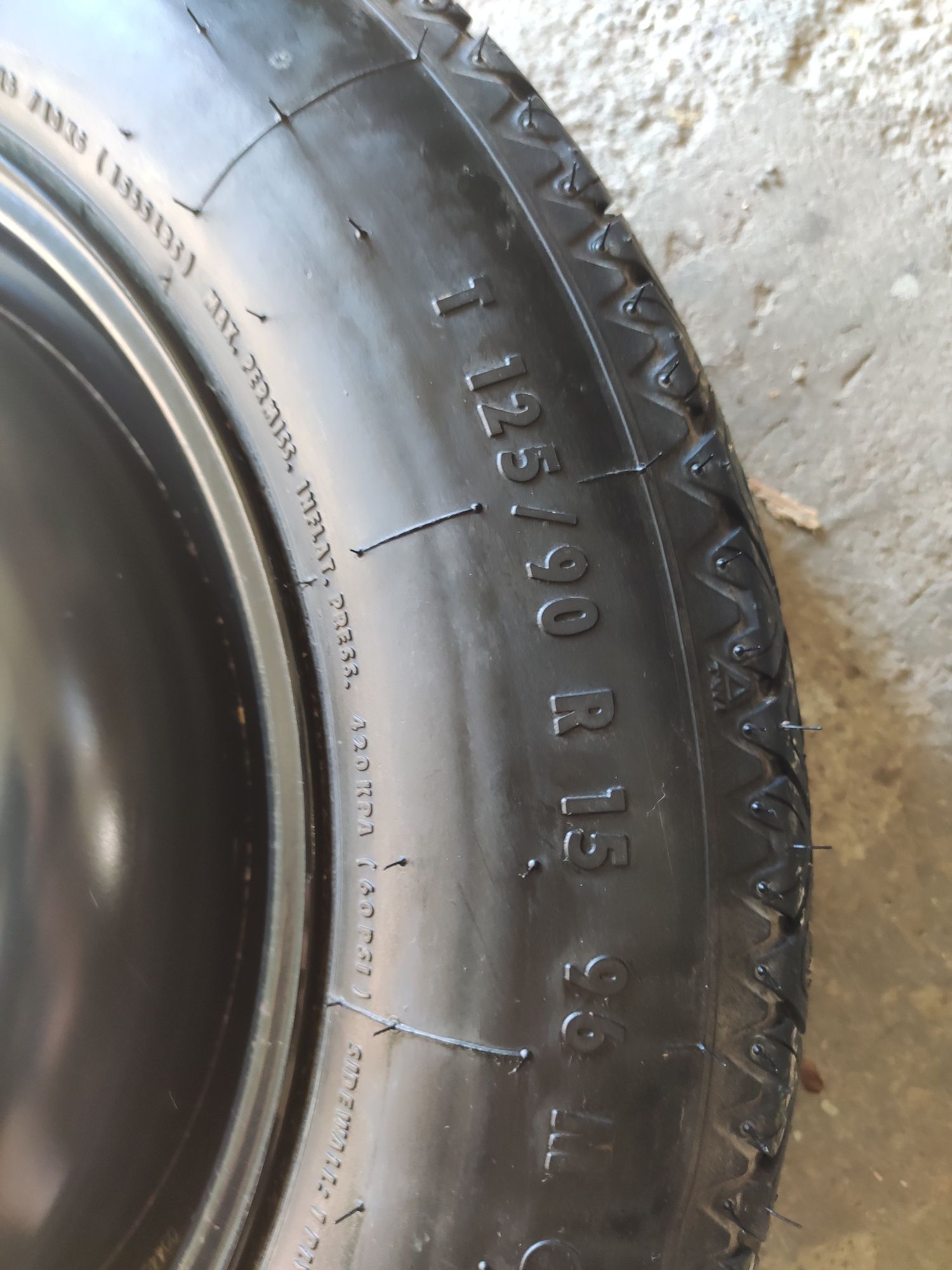 Koło zapasowe/dojazdowe Continental 125/90 R15 4x114,3