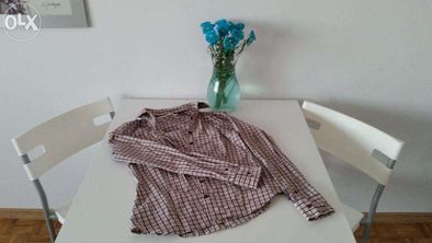 Koszula Tommy Hilfiger Oryginalna 8/S w kratę STAN SUPER