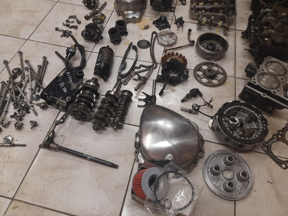 kawasaki EL 250 silnik części 252 en