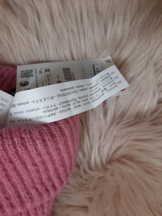 Зимова зимняя шапка шапочка для дівчинки девочки Zara