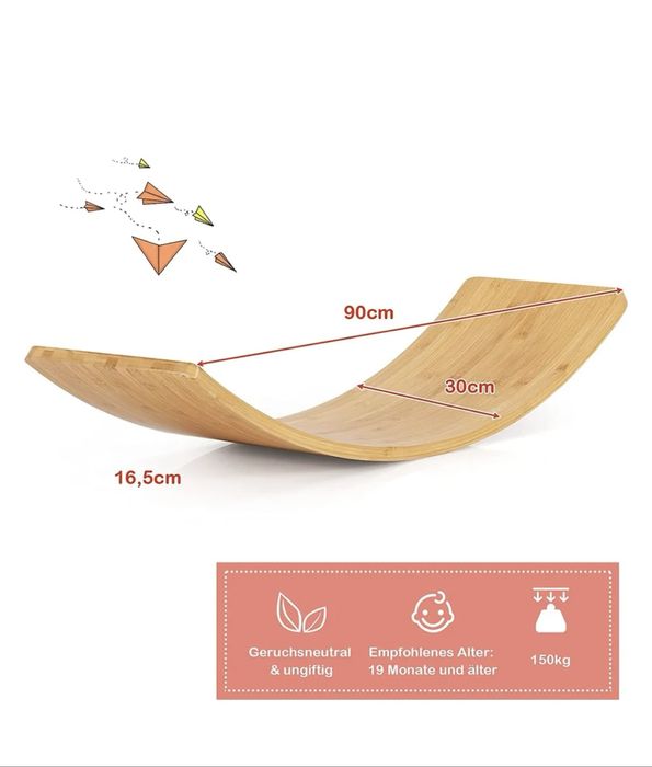 Deska bambusowa do balansowania , synoryki