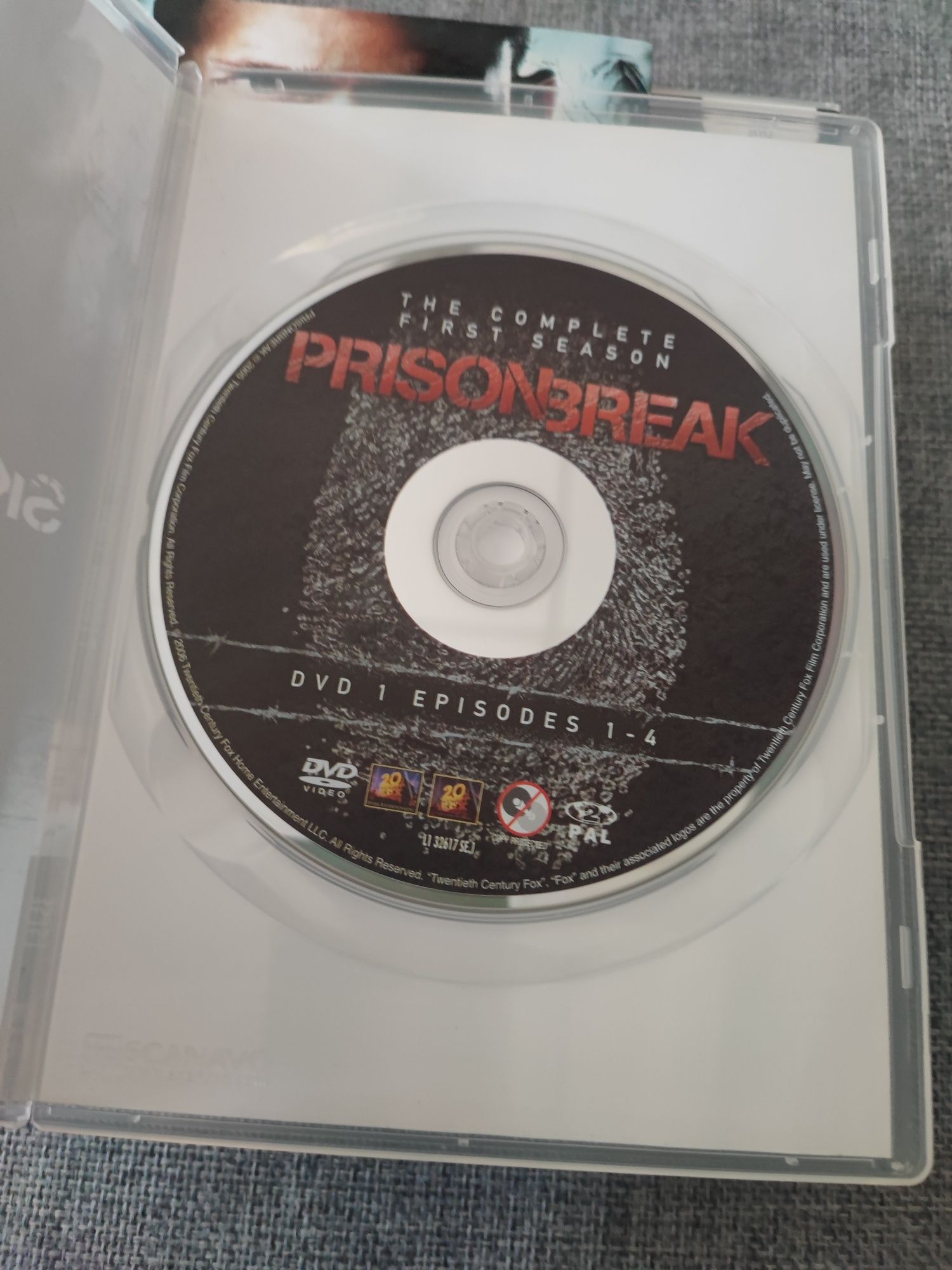 204 Zestaw płyt DVD Prison break/skazany na śmierć