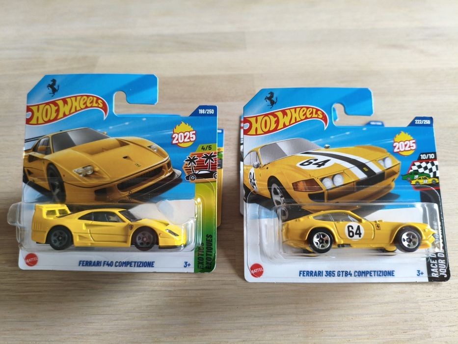 Hot wheels Ferrari F40 + Ferrari 365 GTB4