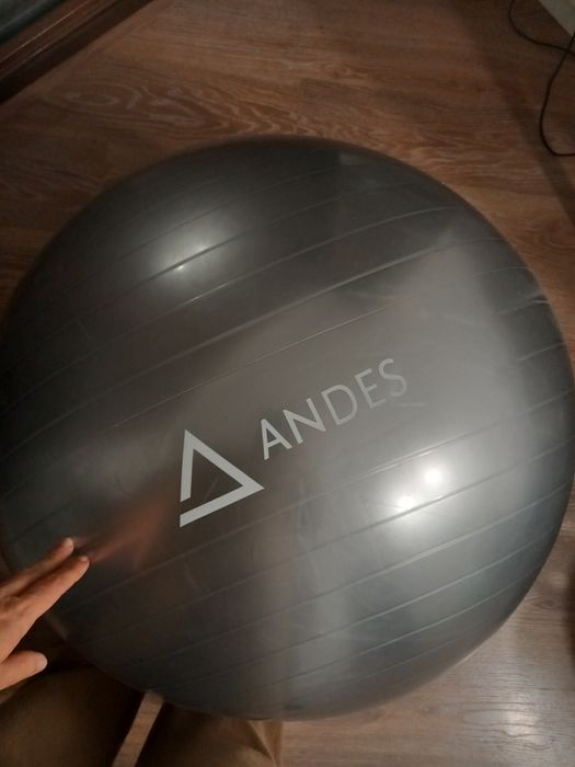 Bola de pilates cinza