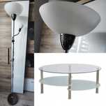 Lampa i stolik kawowy