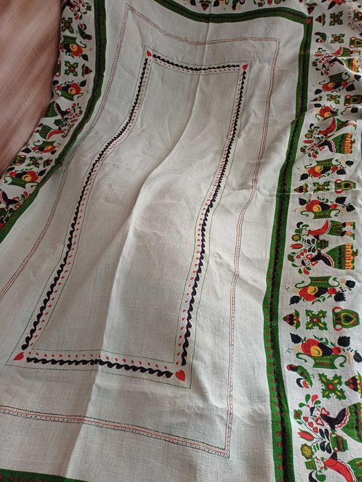 vintage obrus PRL
