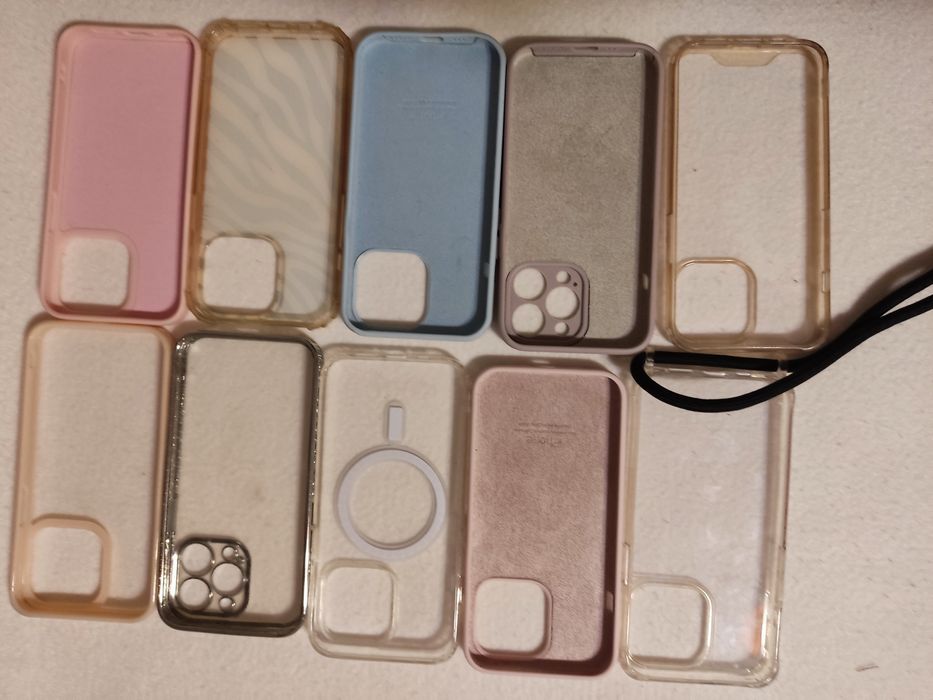 Conjunto de 10 capas Iphone 13 Pro - todas 5 euros