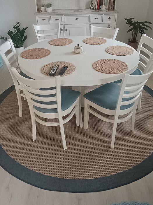 Dywan 240cm, okrągły, płaskotkany