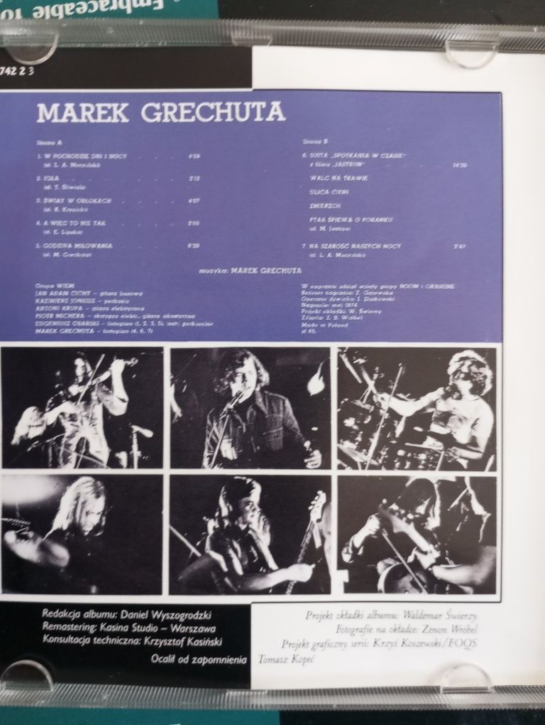 Płyta CD - Marek Grechuta - Magia Obłoków