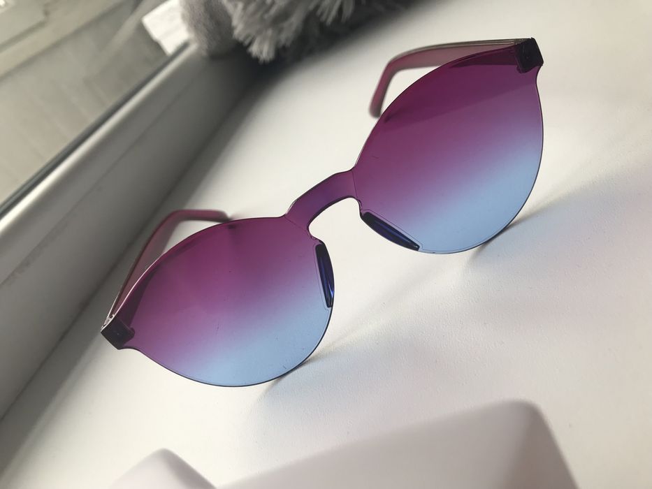Очки омбре фиол/голубой