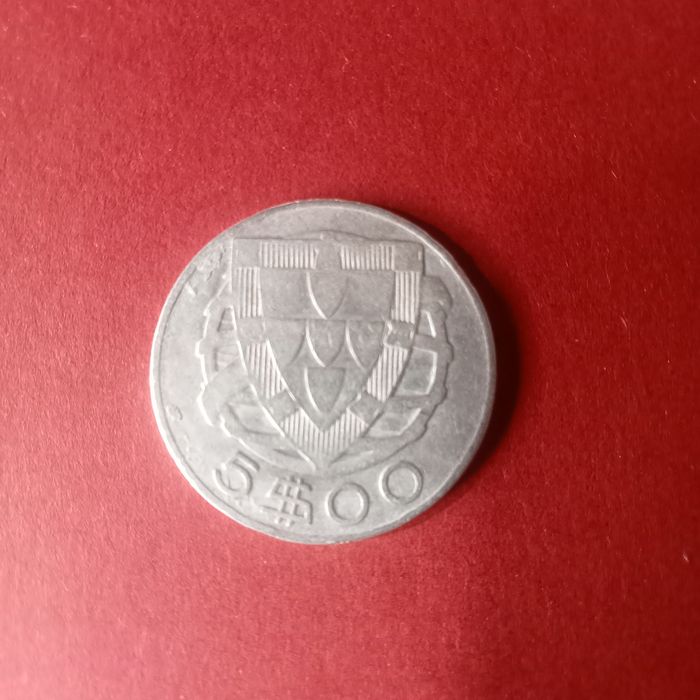 moeda em prata 5.00 1947