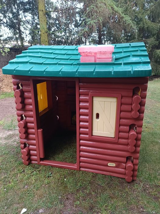 Domek ogrodowy dla dzieci Little Tikes plus zjeżdżalnia