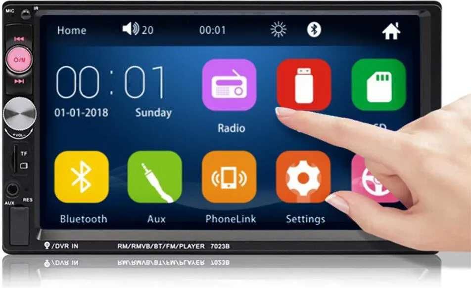7-cali 2-din  RADIO samochodowe odtwarzacz HD ekran dotykowy  MP5