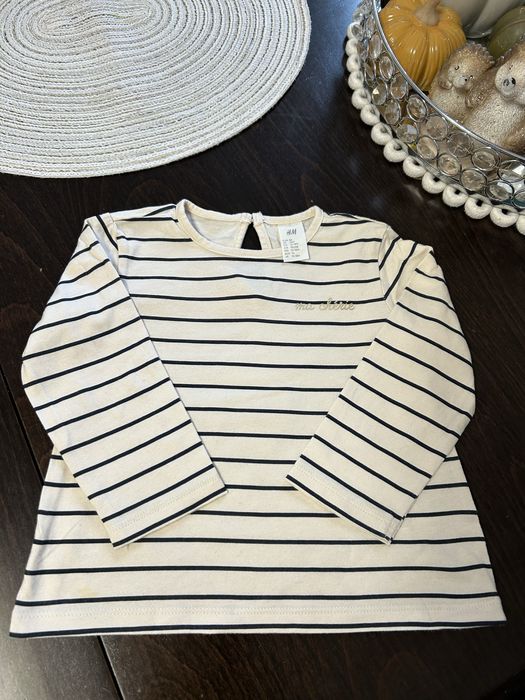 Bluzka w paski H&M 86