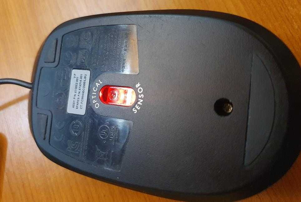 мышка USB оптическая фирменная HP
