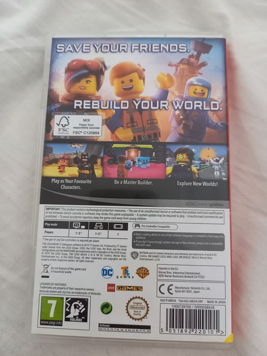 The lego movie Nintendo switch