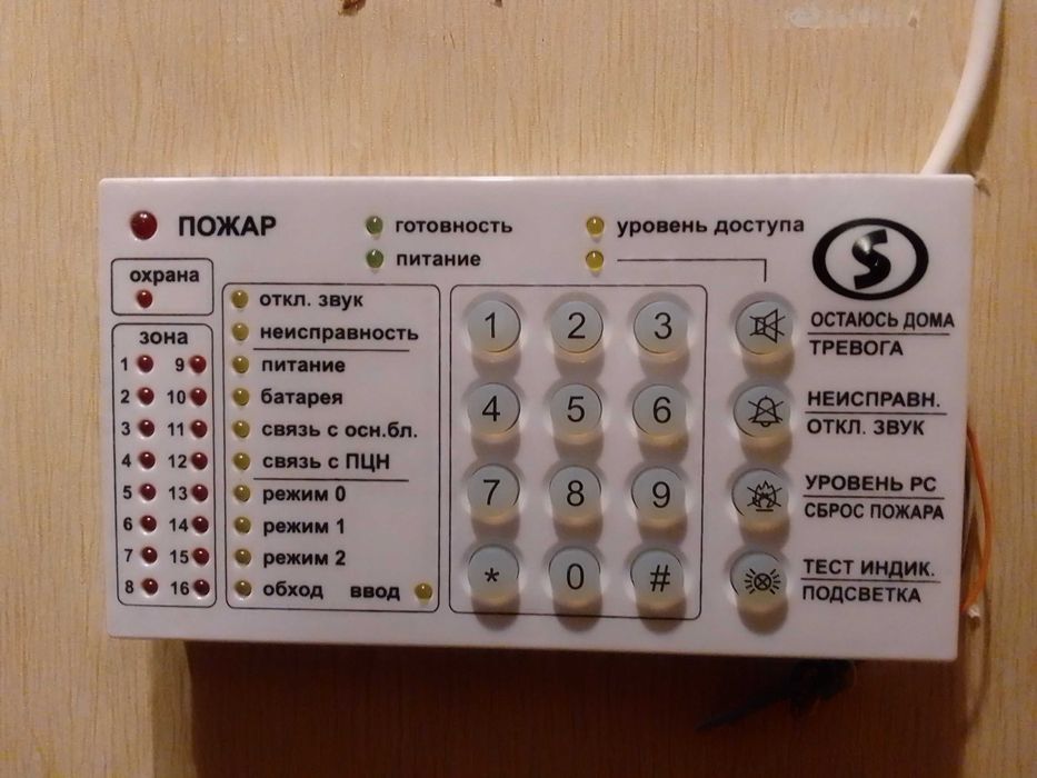 Комплект професійної охоронної сигналізації Лунь 25 мод 2+ клавіатура